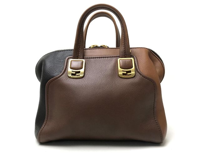 Borsa a Spalla Fendi 8BL117 2WAY Marrone - vista 2