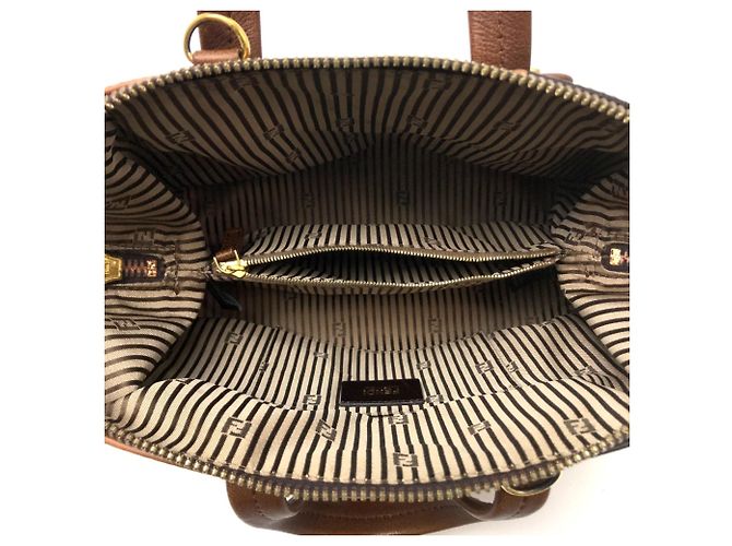 Borsa a Spalla Fendi 8BL117 2WAY Marrone - vista 7