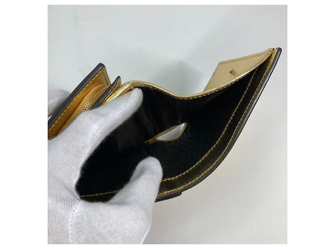 Billetera bi-fold Gucci en oro Dorado - vista 13