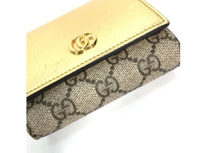 Billetera bi-fold Gucci en oro Dorado - vista 5