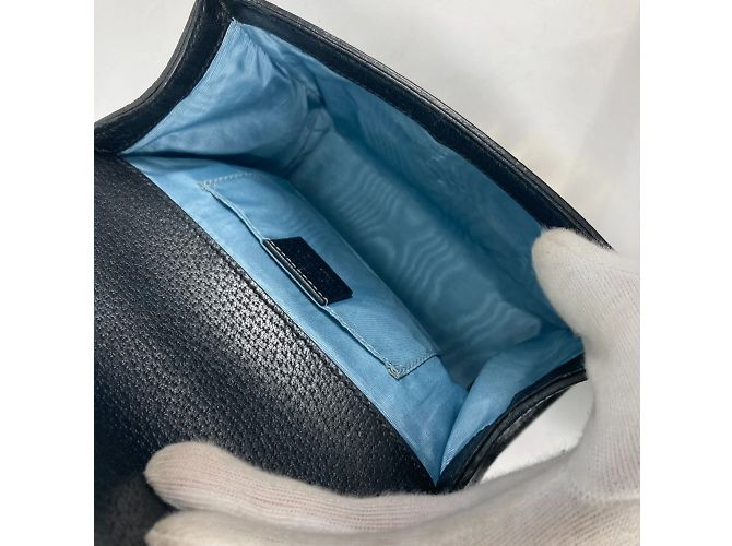 Borsa a spalla in pelle nera Gucci 432182 Nero - vista 11