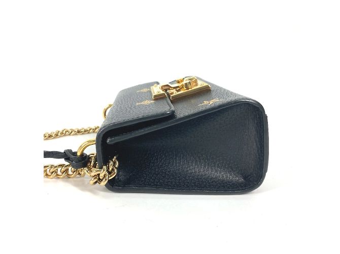 Borsa a spalla in pelle nera Gucci 432182 Nero - vista 4