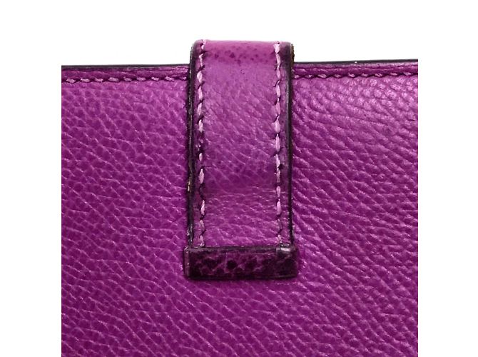 Hermès Hermes Langer Geldbeutel in Zyklamenlila - Ansicht 6