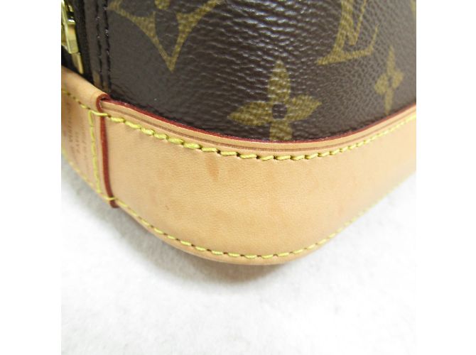 Louis Vuitton Alma BB 2way Shoulder Bag Brown - view 10