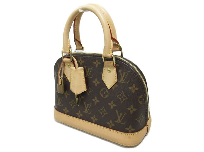 Louis Vuitton Alma BB 2way Shoulder Bag Brown - view 3
