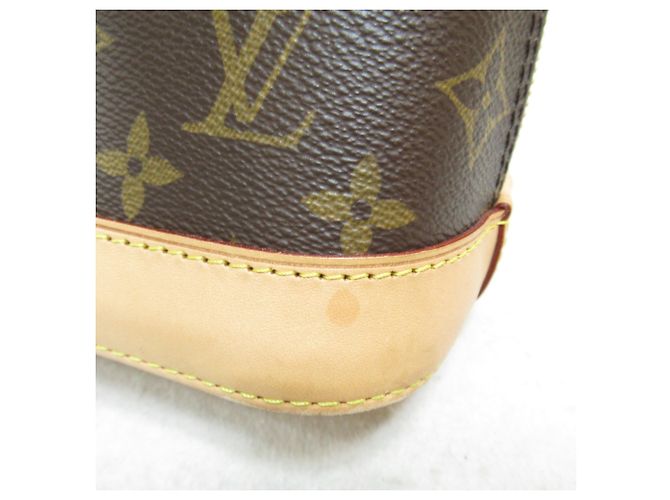 Louis Vuitton Alma BB 2way Shoulder Bag Brown - view 9
