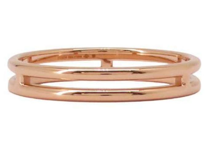 Hermès Hermes Ariane K18PG Pink Gold Band Ring - view 3