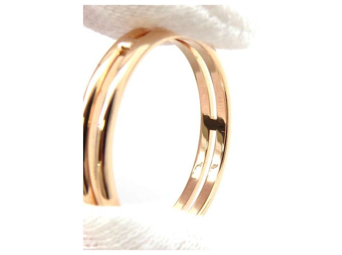 Hermès Hermes Ariane K18PG Pink Gold Band Ring - view 5