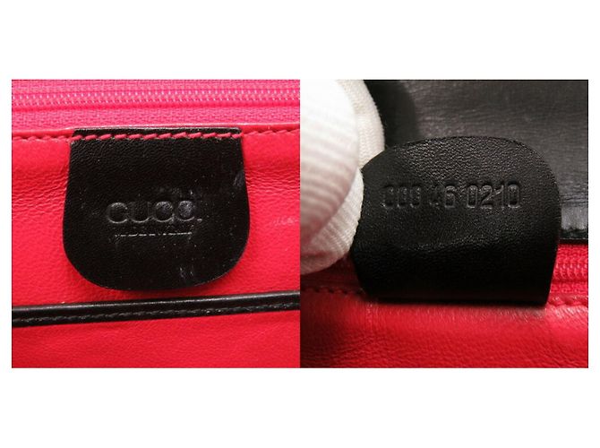 Gucci Ladylock Leather Handbag Black - view 11