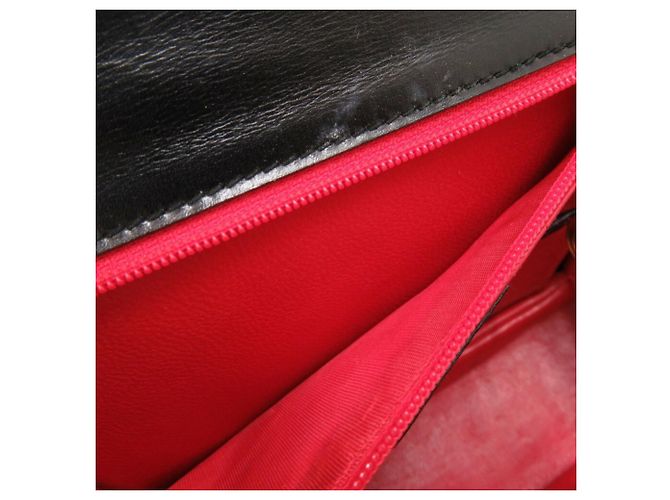 Gucci Ladylock Leather Handbag Black - view 8