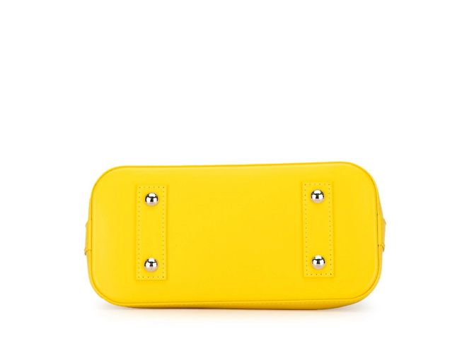 Borsa Alma BB Epi Infinity Dot di Louis Vuitton x Yayoi Kusama Nero Giallo - vista 5
