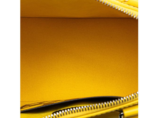 Borsa Alma BB Epi Infinity Dot di Louis Vuitton x Yayoi Kusama Nero Giallo - vista 7