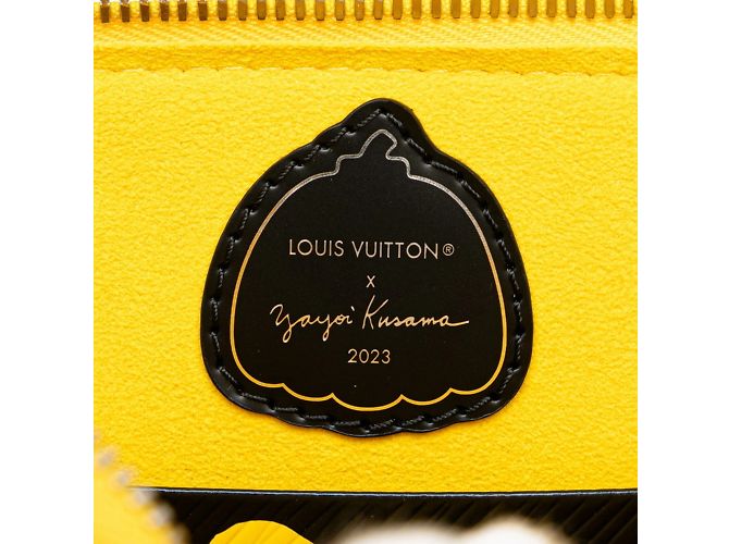 Borsa Alma BB Epi Infinity Dot di Louis Vuitton x Yayoi Kusama Nero Giallo - vista 8