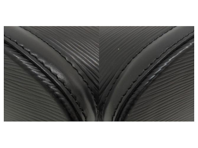 Borsa tote Louis Vuitton Saint Jacques PM Noir Nero - vista 10