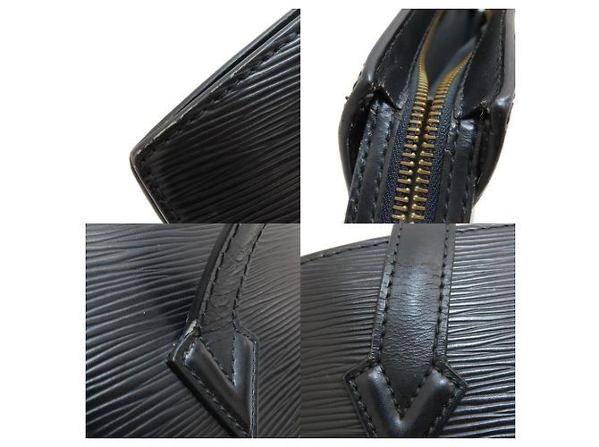 Borsa tote Louis Vuitton Saint Jacques PM Noir Nero - vista 8