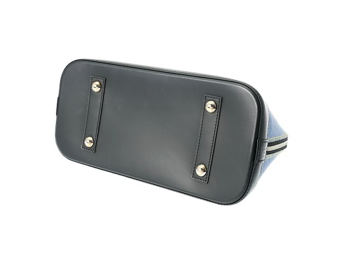 Borsa Louis Vuitton Epi Denim Alma PM Blu - vista 5