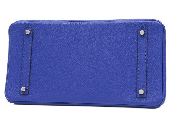 Borsa Hermès Birkin 35 in blu elettrico - vista 6