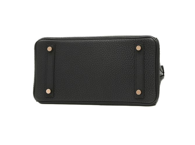 Hermès Sac à main Hermes Birkin 25 en cuir Togo noir - vue 6
