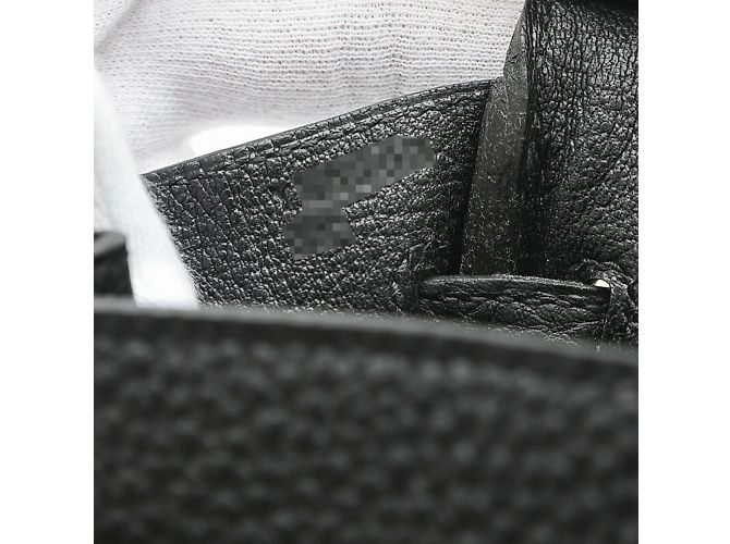 Hermès Sac à main Hermes Birkin 25 en cuir Togo noir - vue 7