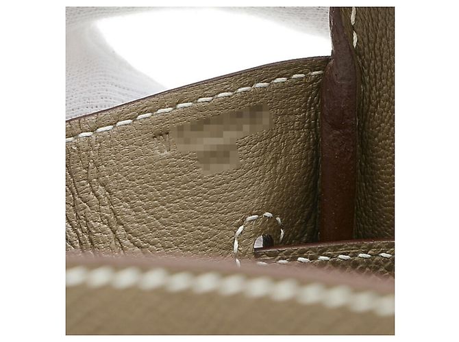 Hermès Sac à main Hermes Birkin 30 en gris Etoupe Marron Taupe - vue 7