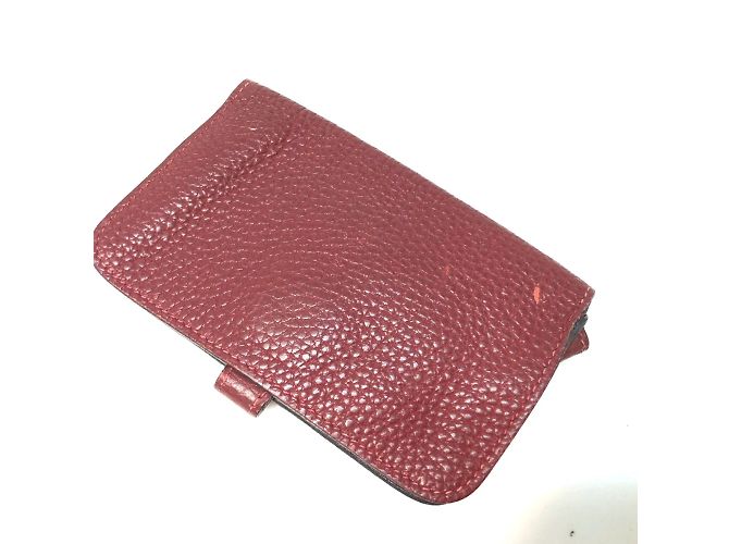 Hermès Monedero de cuero rojo Hermes Roja - vista 2