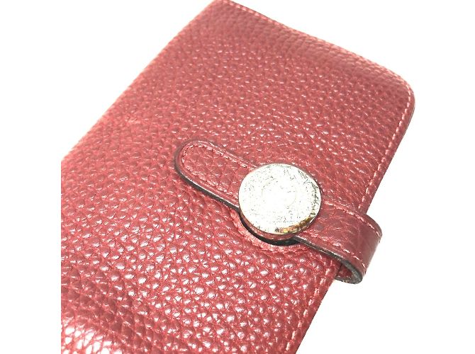 Hermès Monedero de cuero rojo Hermes Roja - vista 7