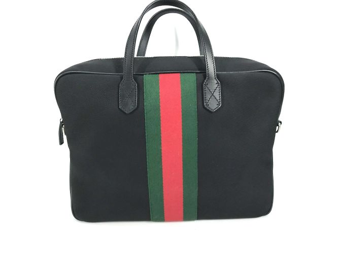 Borsa tote nera Sherry Line Gucci 630922 Nero - vista 3