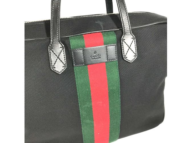 Borsa tote nera Sherry Line Gucci 630922 Nero - vista 7