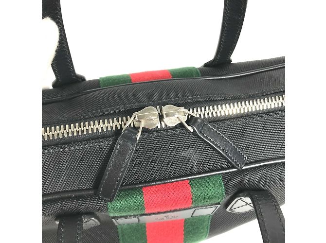 Borsa tote nera Sherry Line Gucci 630922 Nero - vista 8