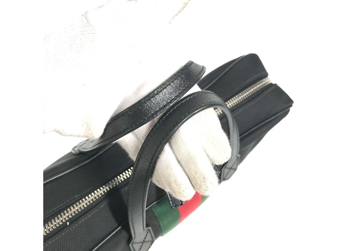 Borsa tote nera Sherry Line Gucci 630922 Nero - vista 9