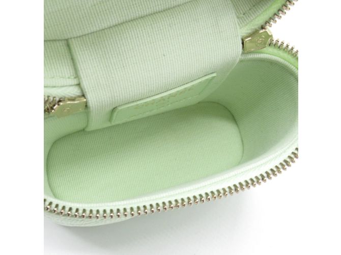 Borsa a spalla Chanel Green Vanity Chain Verde - vista 5