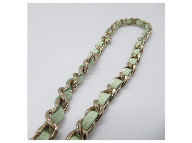 Borsa a spalla Chanel Green Vanity Chain Verde - vista 8