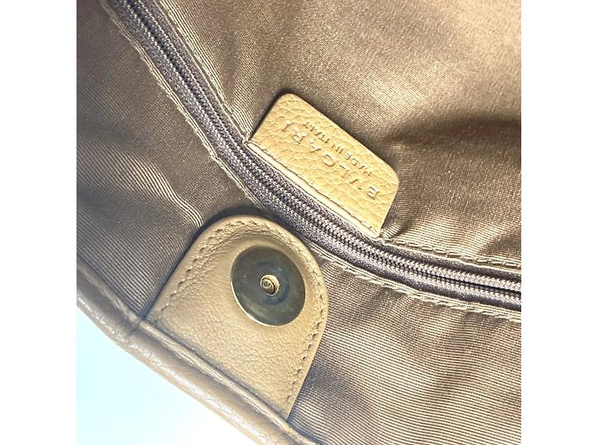 Bulgari Bvlgari Beiger Leder Tote Bag - Ansicht 10