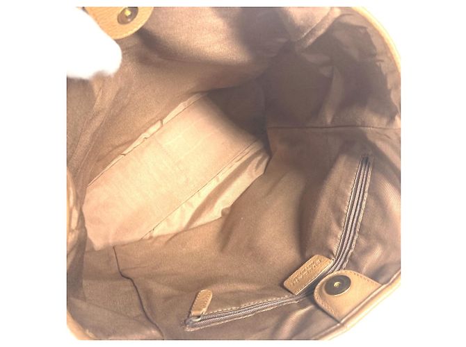Bulgari Bvlgari Beiger Leder Tote Bag - Ansicht 6