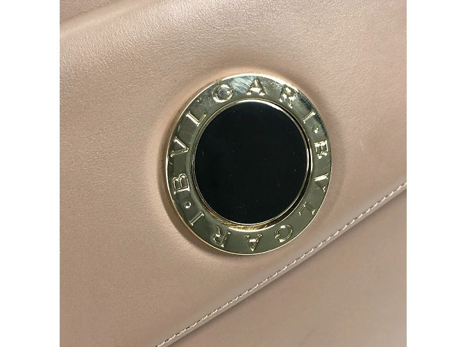 Bulgari Borsa a spalla in pelle rosa Bvlgari - vista 10