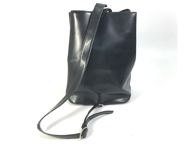 Borsa a spalla in pelle nera Cartier Nero - vista 2