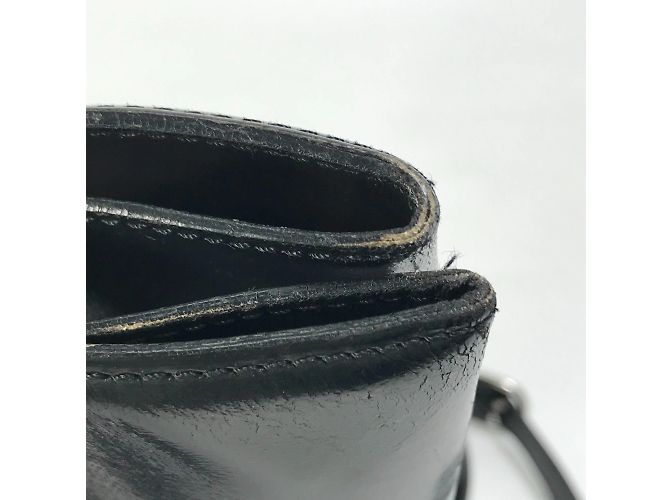 Borsa a spalla in pelle nera Cartier Nero - vista 8