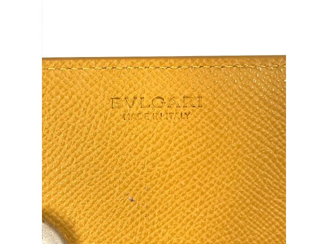 Bulgari Bvlgari graue Leder-Bifold-Brieftasche Braun - Ansicht 13