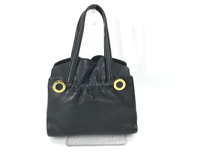 Bulgari Borsa tote in pelle nera Bvlgari Nero - vista 2