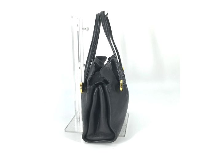 Bulgari Borsa tote in pelle nera Bvlgari Nero - vista 3