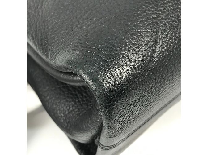 Bulgari Borsa tote in pelle nera Bvlgari Nero - vista 6