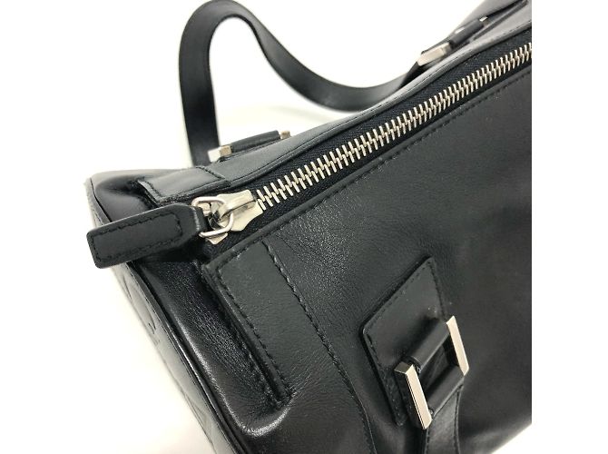 Bulgari Borsa in pelle nera Bvlgari Nero - vista 12