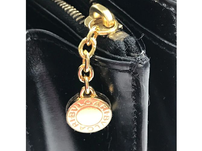 Bulgari Bolsa de couro preto Bvlgari - vista 12