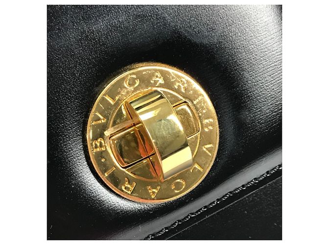 Bulgari Bolsa de couro preto Bvlgari - vista 8