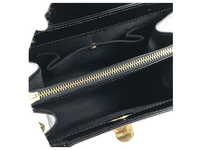 Bulgari Bolsa de couro preto Bvlgari - vista 9