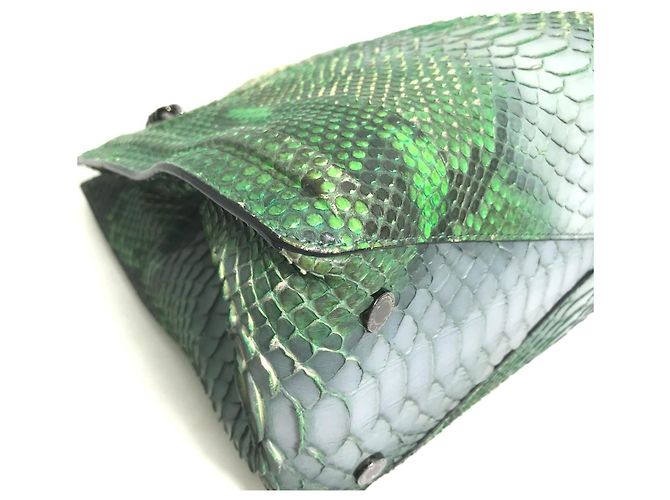 Bulgari Borsa a spalla Bvlgari verde - vista 8