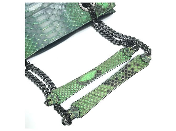 Bulgari Borsa a spalla Bvlgari verde - vista 9
