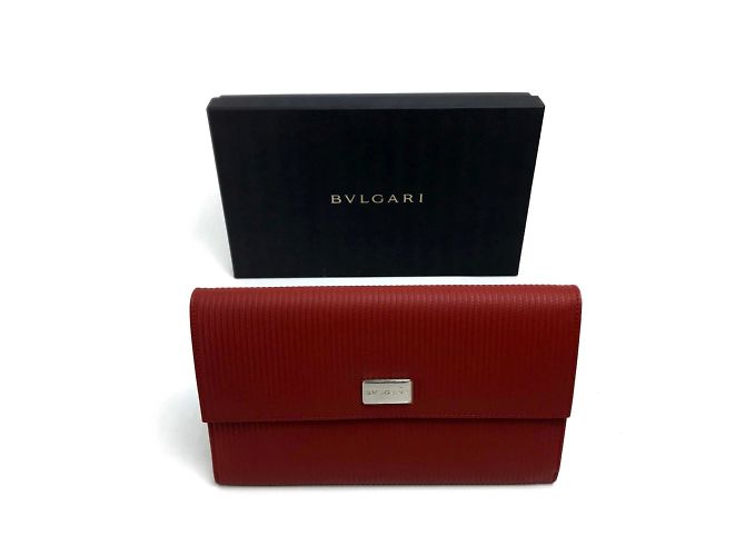 Bulgari Custodia da viaggio per passaporto Bvlgari Mirerigue Multi Case Rosso - vista 12