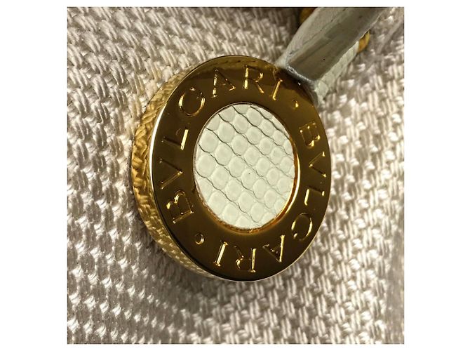 Bulgari Borsa a mano Bvlgari beige - vista 7