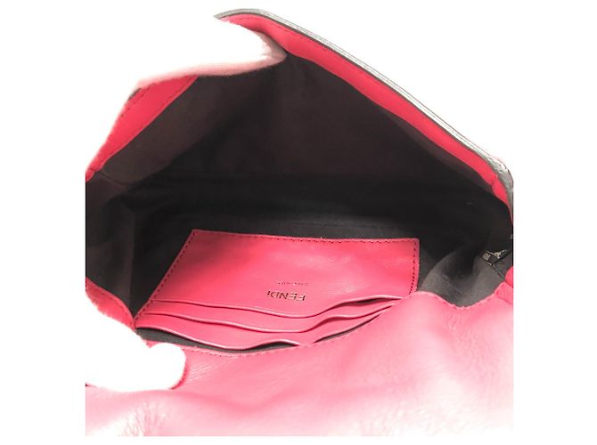 Borsa a Spalla Fendi 8BS017 FF Chain Rosa - vista 12